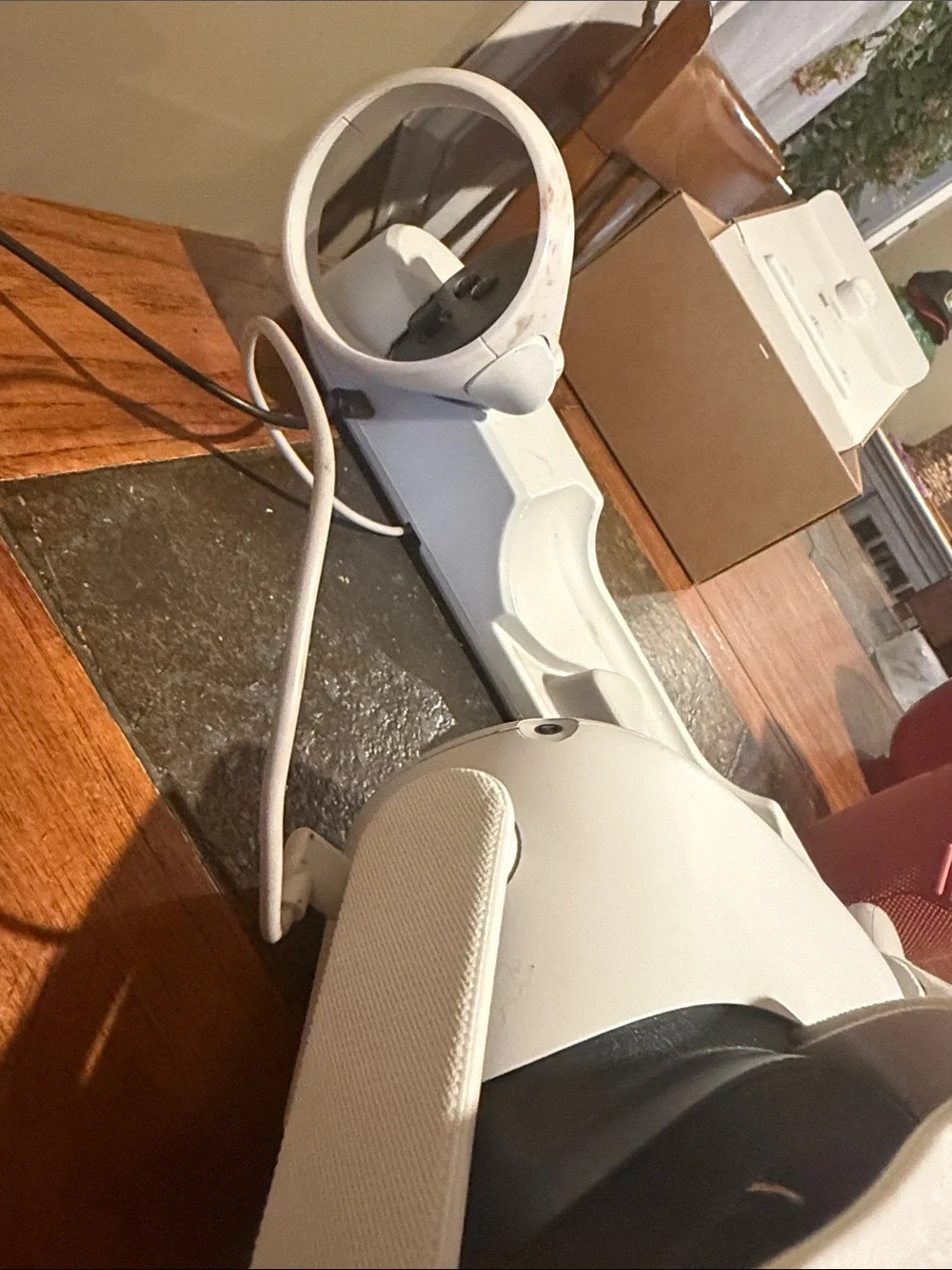Meta Quest 2 Wireless VR Headset and Controllers - White with charging port